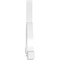 Ekena Millwork Ericson Architectural Grade PVC Gable Bracket, 84"W x 38 1/2"H x 4"D x 4"F, 11/12 Pitch GBP084X39X0404ERI00 - alternate 5